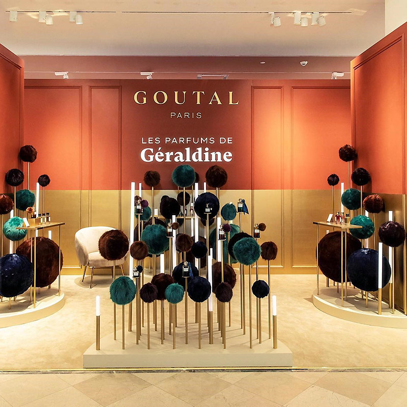 podium de parfum